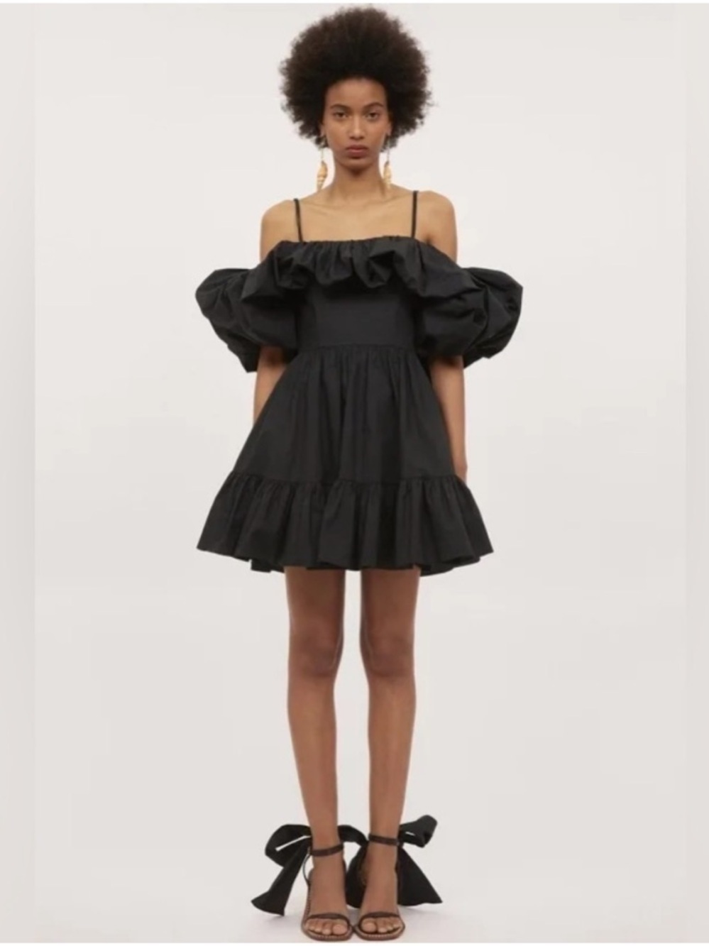 Ulla Johnson Lila Dress Black Noir Size 0 NWT New